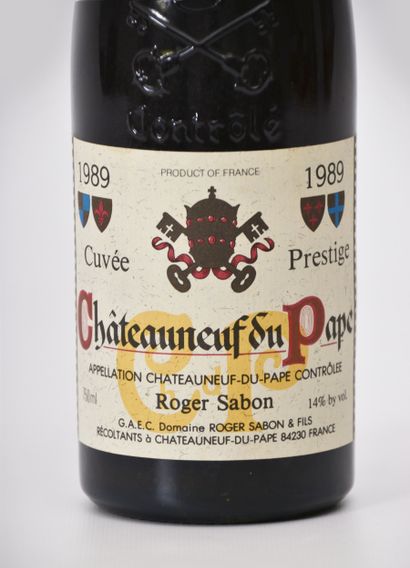 CHÂTEAUNEUF DU PAPE 1989, Roger Sabon, one...