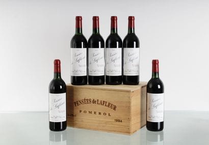 PENSEES DE LAFLEUR 1994, Pomerol, 12 bouteilles,...