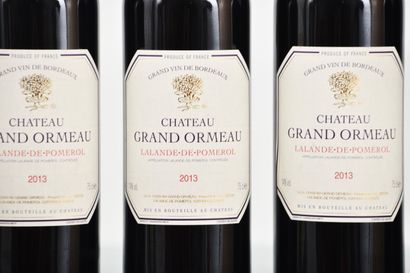 Château GRAND ORMEAU 2013, Lalande-de-Pomerol,...