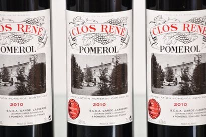 CLOS RENÉ 2010, Pomerol , 6 bouteilles