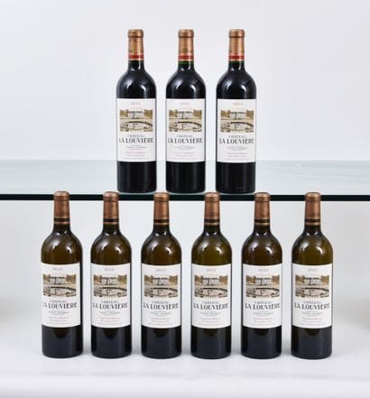 Château LA LOUVIERE 2013, Médoc, 9 bottles...