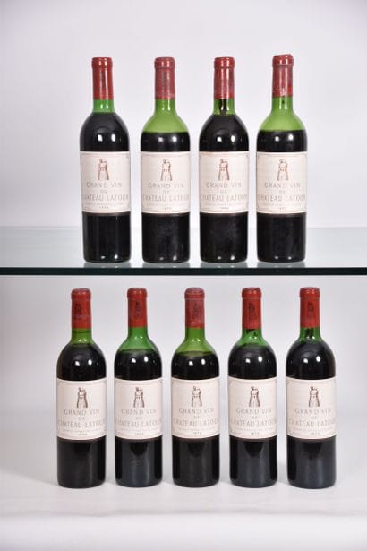 Château LATOUR 1972, 1er GCC Pauillac, 9...