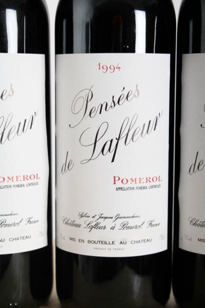 PENSEES DE LAFLEUR 1994, Pomerol, 12 bouteilles,...