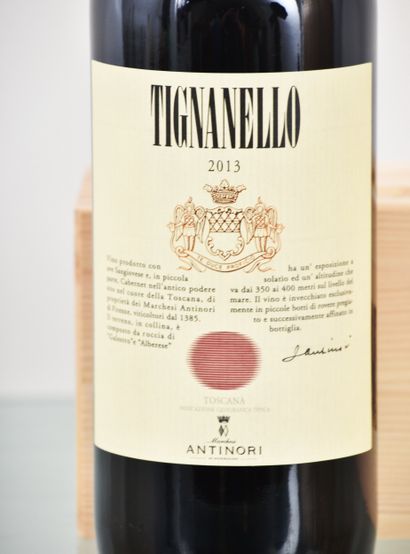 TIGNANELLO 2013, Antinori, un magnum, caisse...