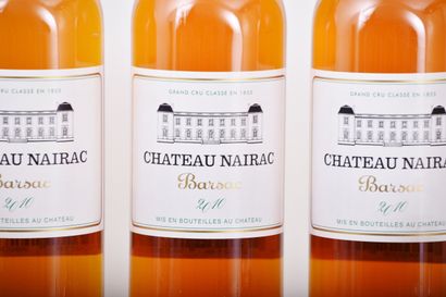 Château NAIRAC 2010, GCC Barsac , 6 bouteilles,...
