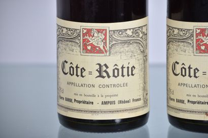 CÔTE-RÔTIE 1985, Pierre BARGE, 2 bottles,...