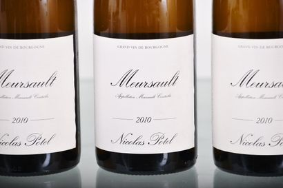 MEURSAULT 2010, Nicolas POTEL, 6 bouteilles,...