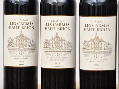 Château LES CARMES HAUT-BRION 2014, 6 bottles,...