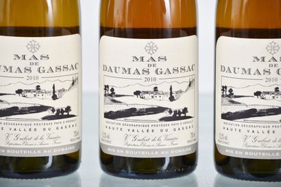 MAS DE DAUMAS GASSAC 2010, blanc, 6 bouteilles,...