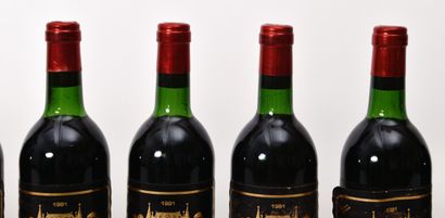 Château PALMER 1981, 3e GCC Margaux, 12 bouteilles,...