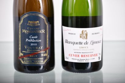 Lot de vins pétillants, env. 30 bouteilles,...