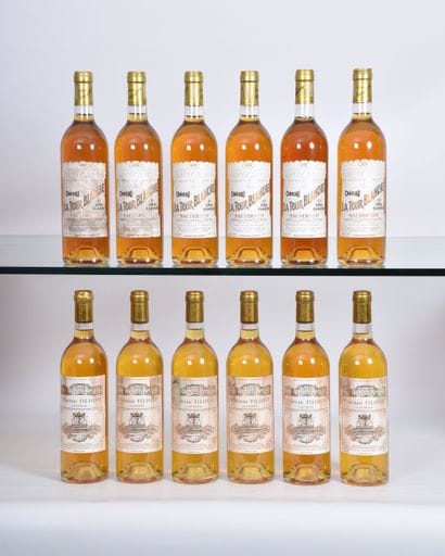 Château FILHOT, Château LA TOUR BLANCHE 1988,...