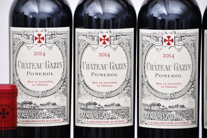 Château GAZIN 2014, Pomerol, 6 bottles, original...