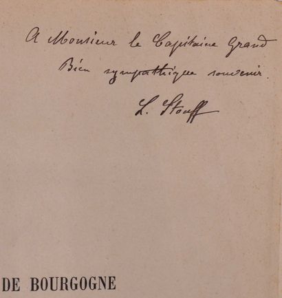 STOUFF (Louis). Catherine de Bourgogne et...