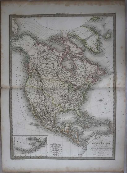 LAPIE (Père et fils). Carte de l’Amérique...