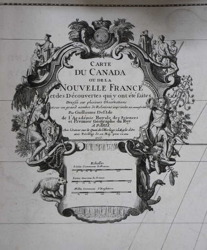 DELISLE (Guillaume). Carte du Canada ou de...