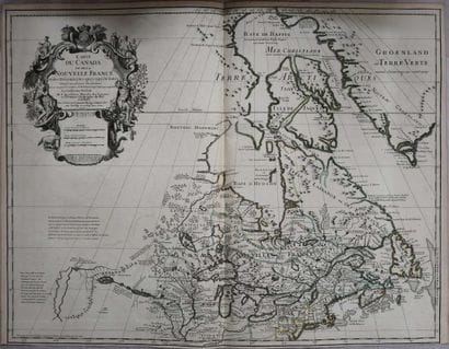 DELISLE (Guillaume). Carte du Canada ou de...