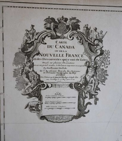 DELISLE (Guillaume). Carte du Canada ou de...