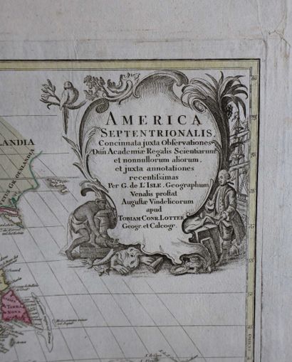 L'ISLE (Guillaume de). America septentrionalis...