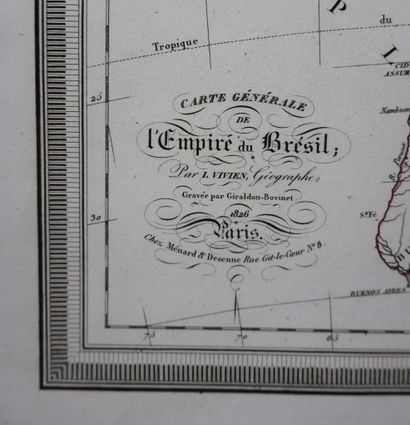 VIVIEN (Louis). Carte générale de l'Empire...