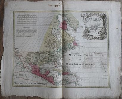 L'ISLE (Guillaume de). America septentrionalis...