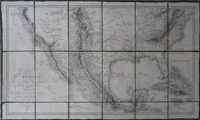 POIRSON – HUMBOLDT. Carte du Mexique et des...
