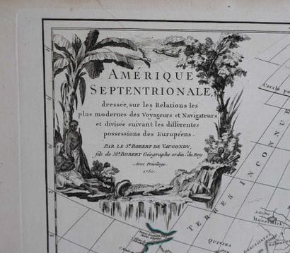 ROBERT DE VAUGONDY (Didier). Amérique Septentrionale,...
