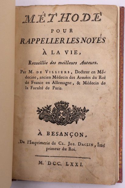 VILLIERS (Jacques-François de). Méthode pour...