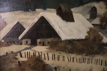 Louis SIMPLOT (1913-1983)
Fermes comtoises...