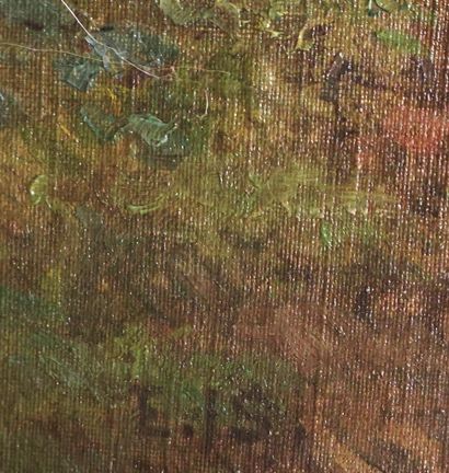 Emile ISENBART (Besançon, 1846-1921)
Paysage...