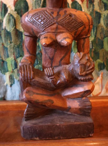 Kongo Maternity, Congo, 20th century
Carved...