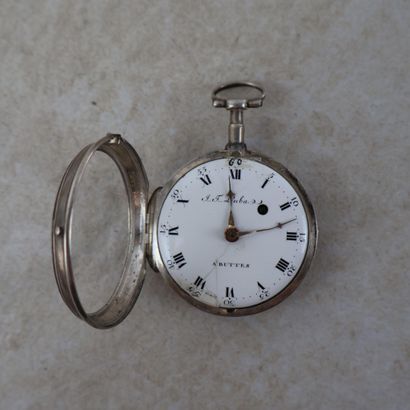 Montre à gousset en argent possiblement 800/1000,...