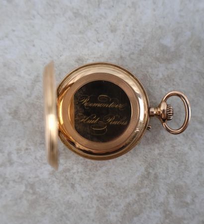 Montre de gousset en or jaune 18K (750/1000),...