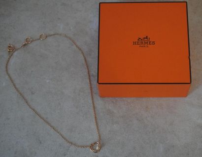 HERMES
Collier chaîne Vertige coeur en or...