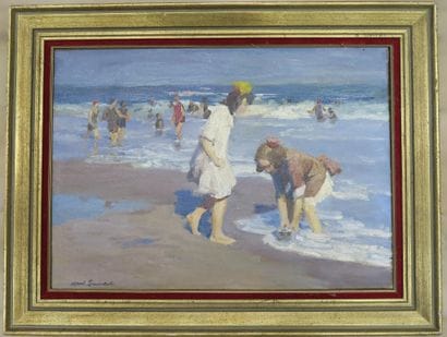 Youri BALIKOV (né en 1924)
Deux fillettes...