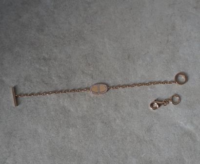 HERMES
Bracelet gourmette Chaîne d'Ancre...