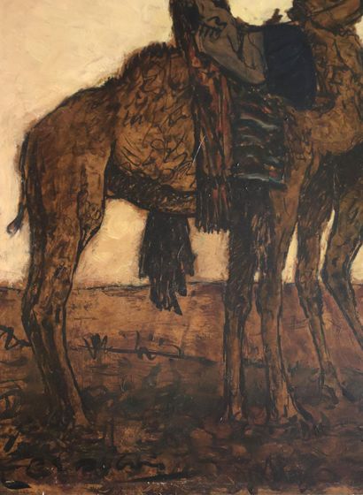Paul-Élie DUBOIS (1886-1949)
Trois méharistes...