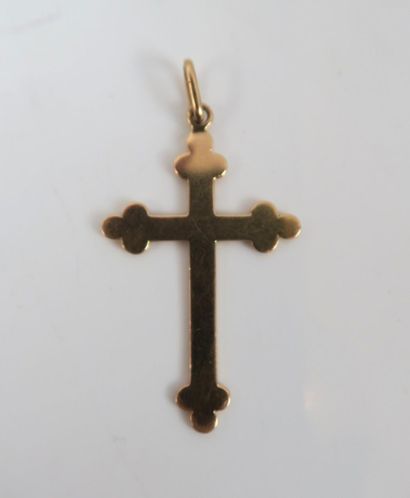 Lot comprenant une médaille religieuse en...