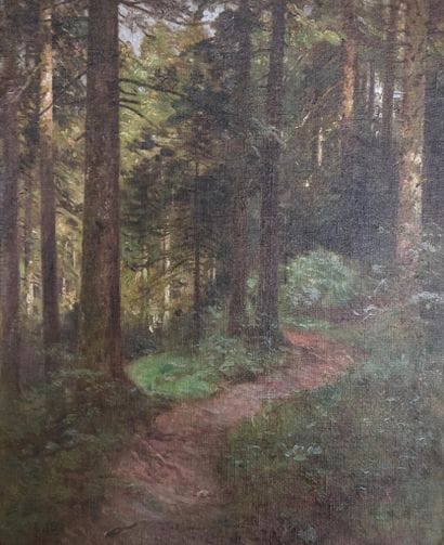 Emile ISENBART (Besançon, 1846-1921)
Paysage...