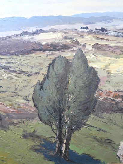 Emmanuel TEMPLEUX (Arbois, 1871-1957)
Paysage...