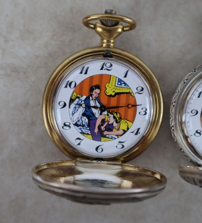 Ensemble de trois montres érotiques, les...