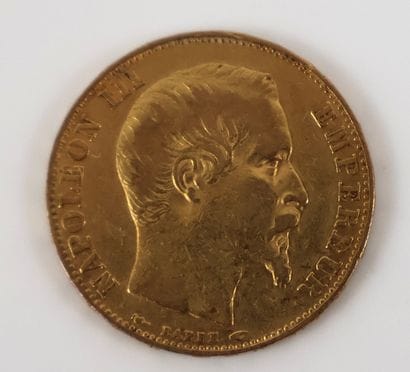 PAS DE LIVE SUR CE LOT
Une pièce de 20 francs...