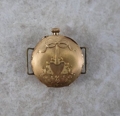 Montre de poche en or 18K (750 ‰), travail...