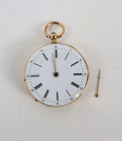 Montre de gousset en or jaune 18K (750 ‰),...