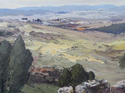 Emmanuel TEMPLEUX (Arbois, 1871-1957)
Paysage...
