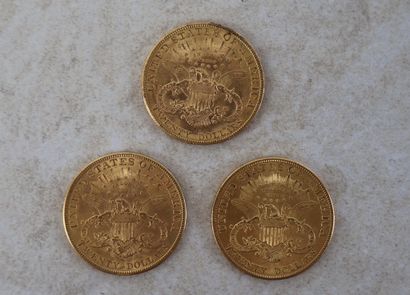 PAS DE LIVE SUR CE LOT
Trois pièces de 20...