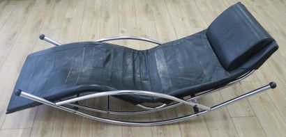 Chaise longue pouvant former rocking chair...