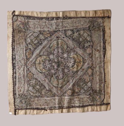 Broderie, travail Ottoman de la fin du XIXe...