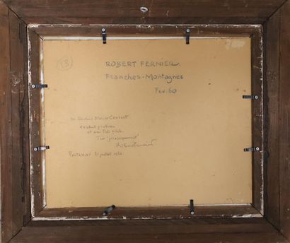 Robert FERNIER (Pontarlier 1895- Goux-les-Usiers...
