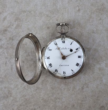 Montre à gousset en argent possiblement 800/1000,...